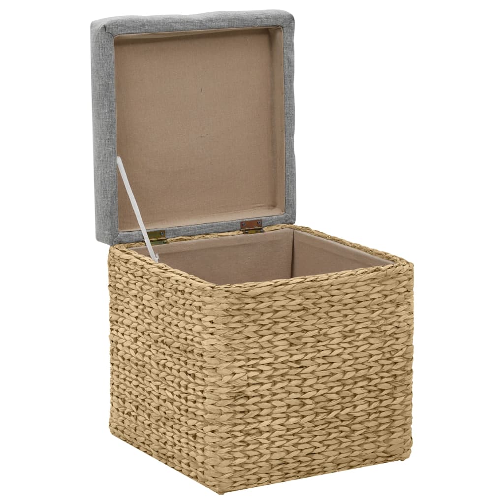 2-dijelni set taburea od morske trave sivi