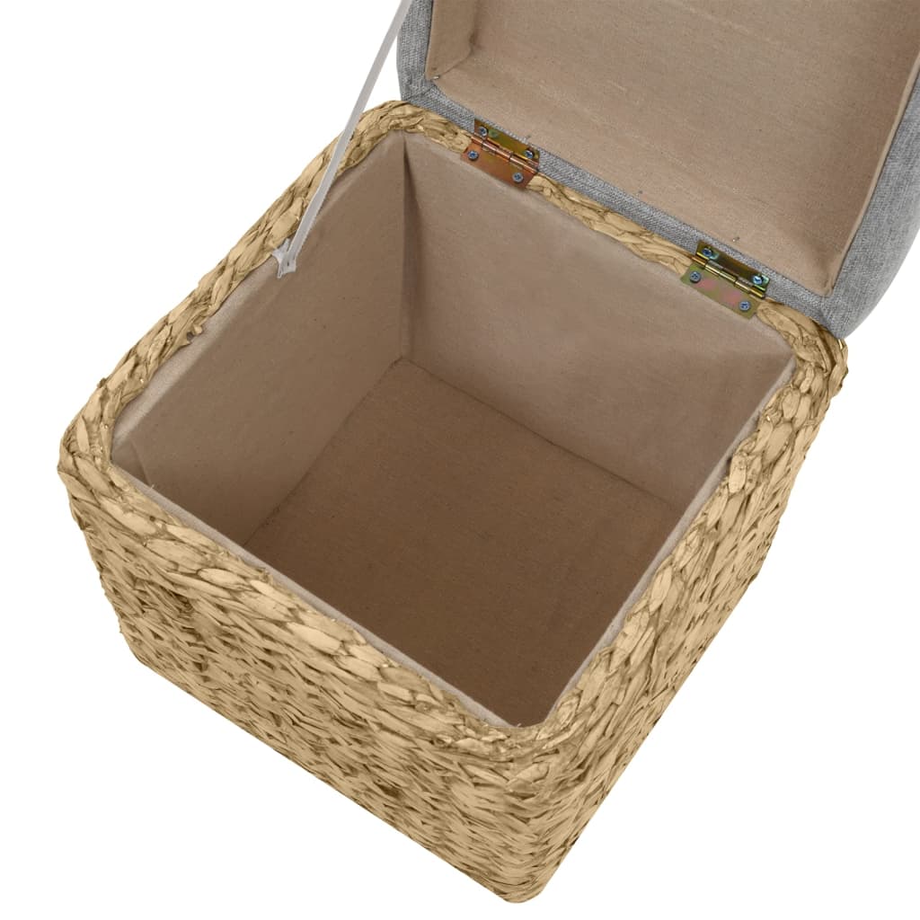 2-dijelni set taburea od morske trave sivi