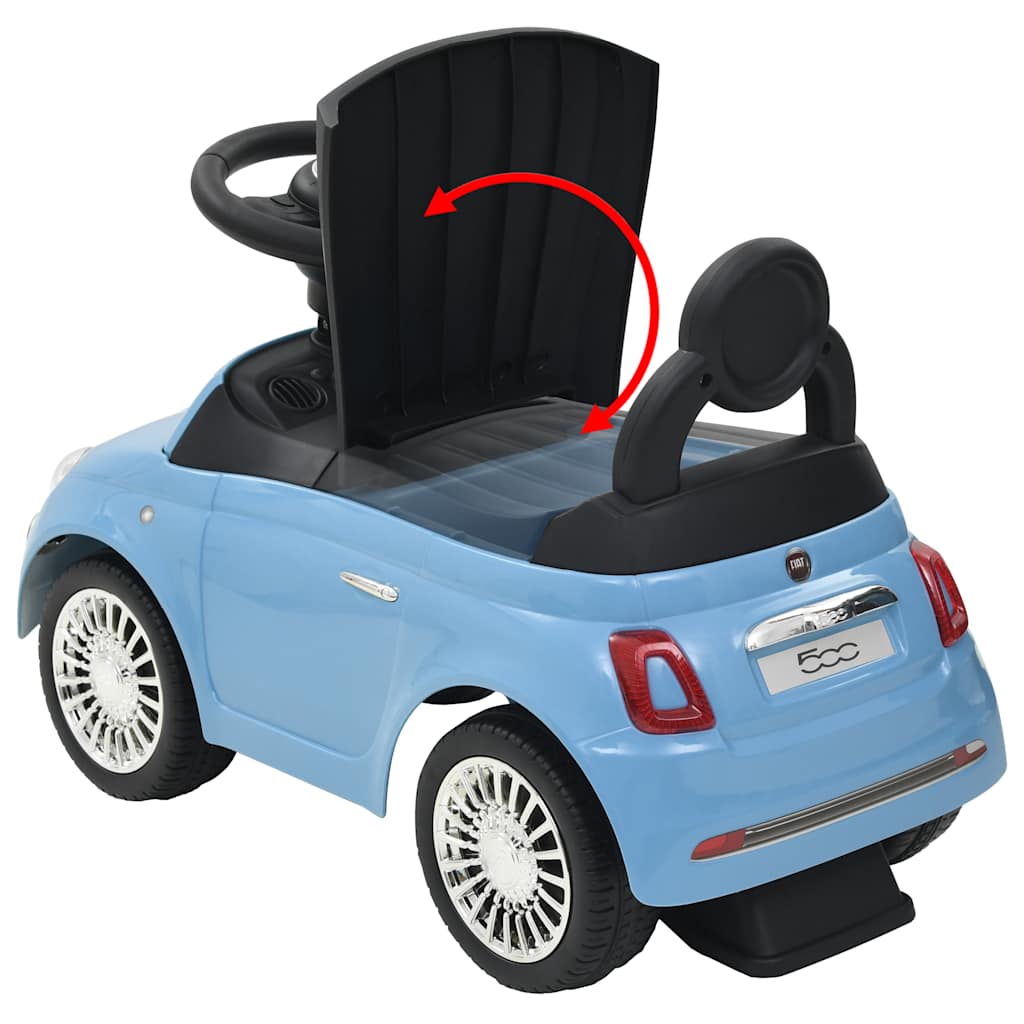 Dječji automobil na guranje Fiat 500 plavi