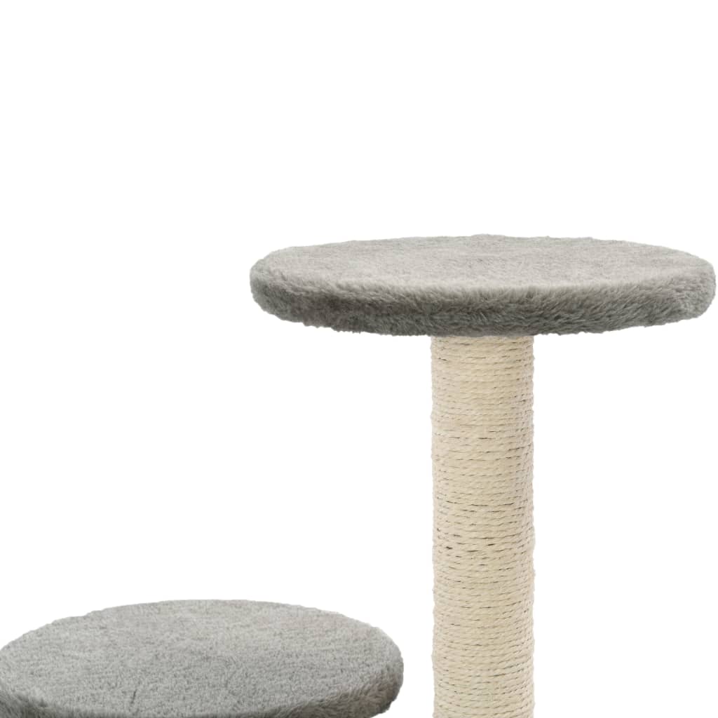 Penjalica za mačke i stupovi za grebanje od sisala 60 cm siva