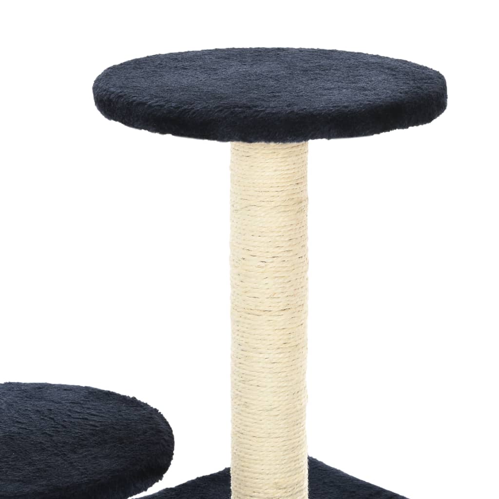 Penjalica za mačke sa stupovima za grebanje od sisala 60 cm tamno plava