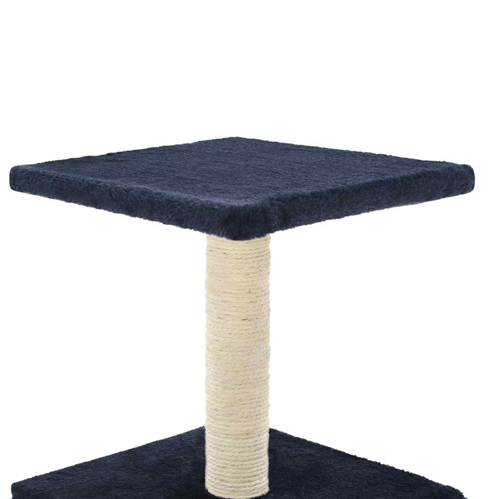 Penjalica za mačke sa stupovima za grebanje od sisala 55 cm tamno plava