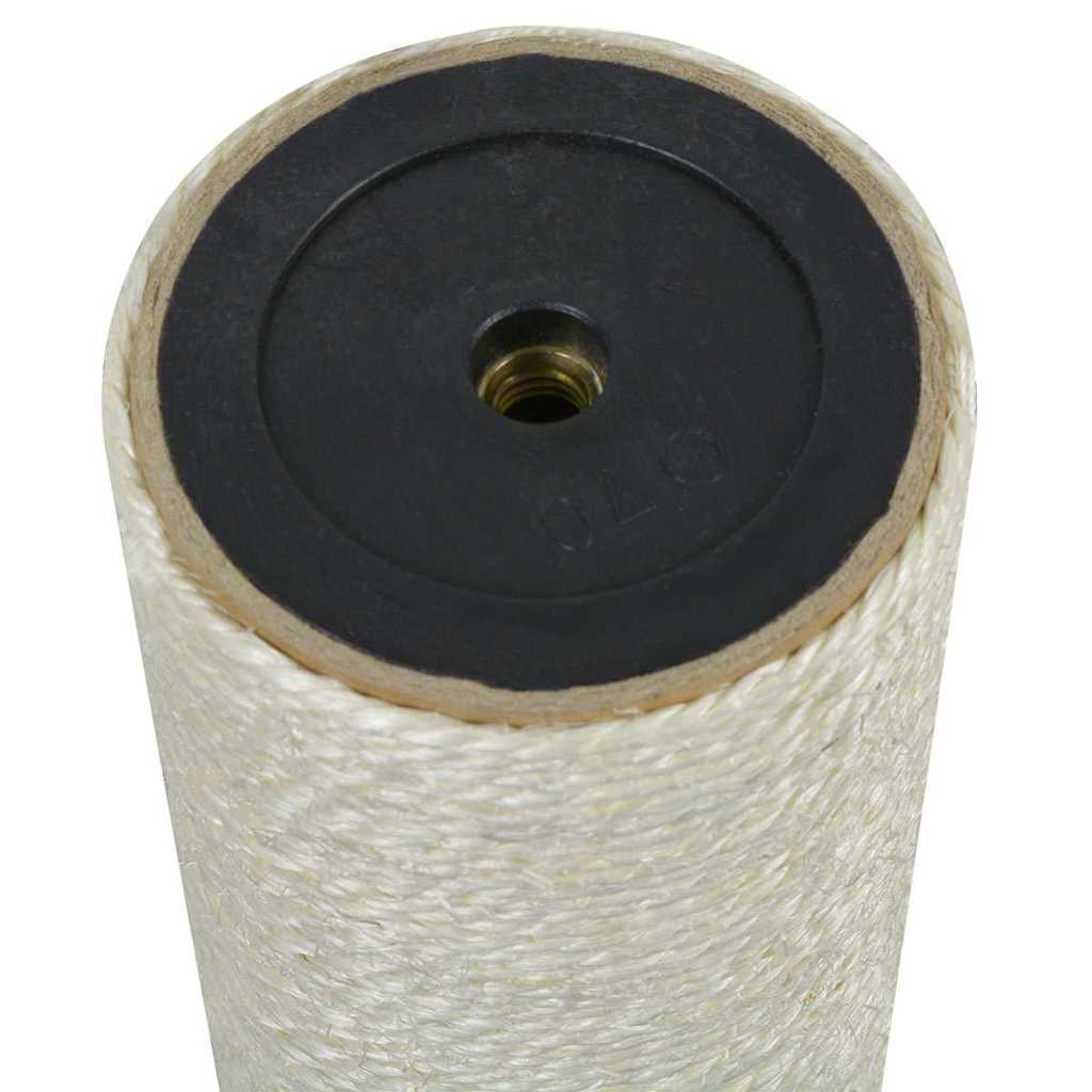 Grebalica za mačke 8 x 60 cm 10 mm bež
