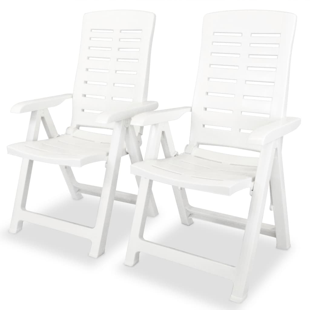 3-dijelni bistro set od plastike bijeli
