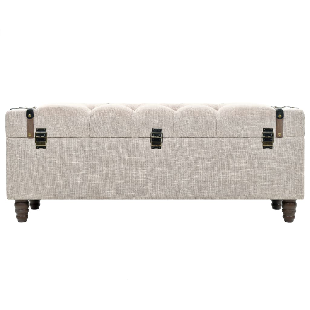 3-dijelni set klupa za pohranu 112x37x45 cm od drva i čelika