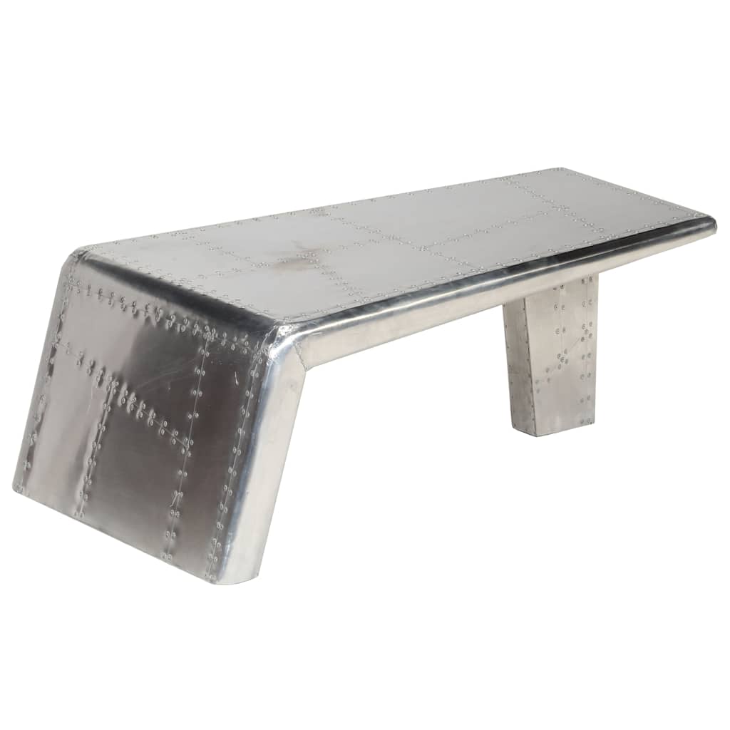 Stolić za kavu aluminijski vintage u avijatičarskom stilu
