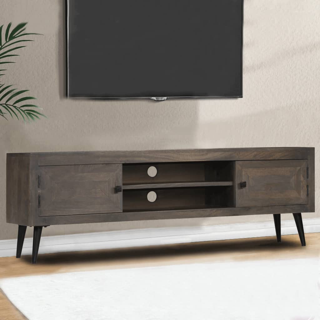 TV ormarić od masivnog drva manga 140 x 30 x 45 cm
