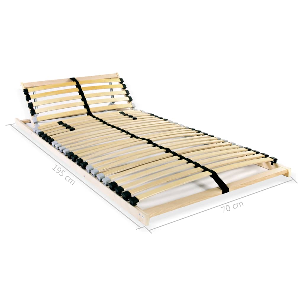 Podnica za krevet s 28 letvica i 7 zona 70 x 200 cm