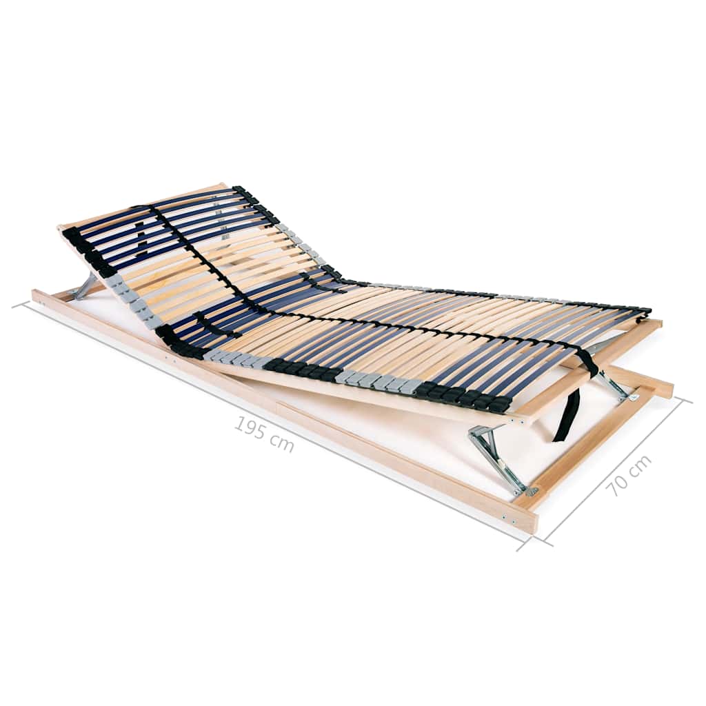 Podnica za krevet s 42 letvice i 7 zona 70 x 200 cm