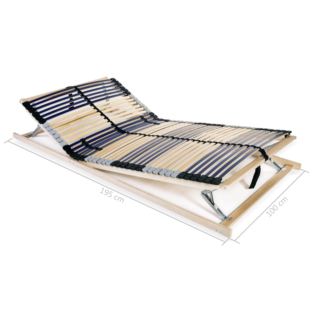Podnica za krevet s 42 letvice i 7 zona 100 x 200 cm