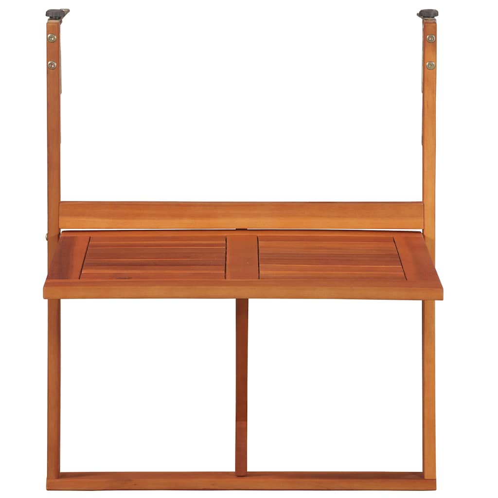 Viseći stol za balkon 64,5 x 44 x 80 cm masivno bagremovo drvo