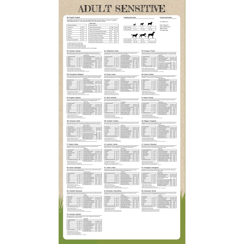 Premium suha hrana za pse Adult Sensitive Lamb & Rice 2 kom 30 kg