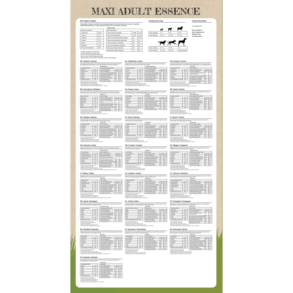 Premium suha hrana za pse Maxi Adult Essence Beef & Chicken 2 kom 30 kg