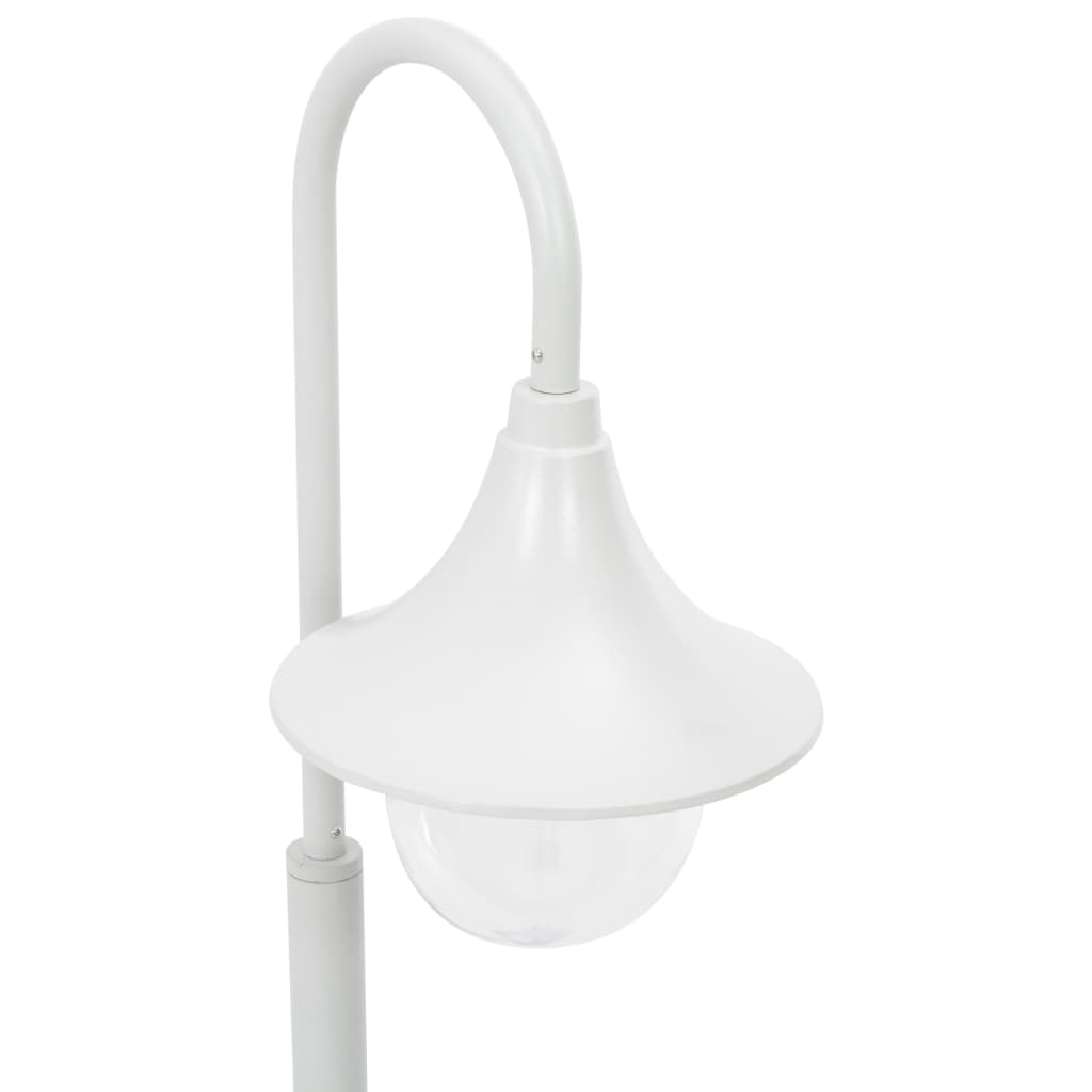Vrtna stupna svjetiljka od aluminija E27 120 cm bijela