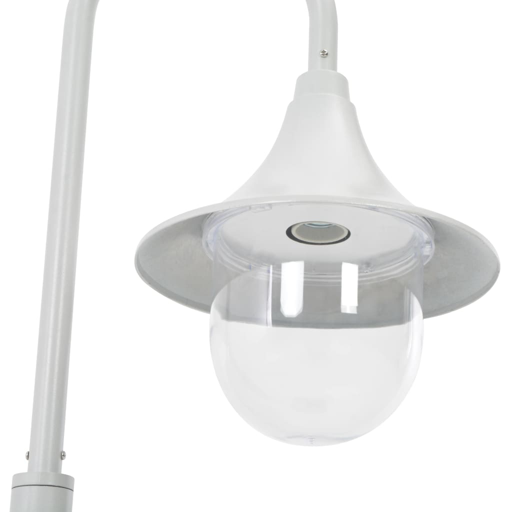 Vrtna stupna svjetiljka od aluminija E27 120 cm bijela