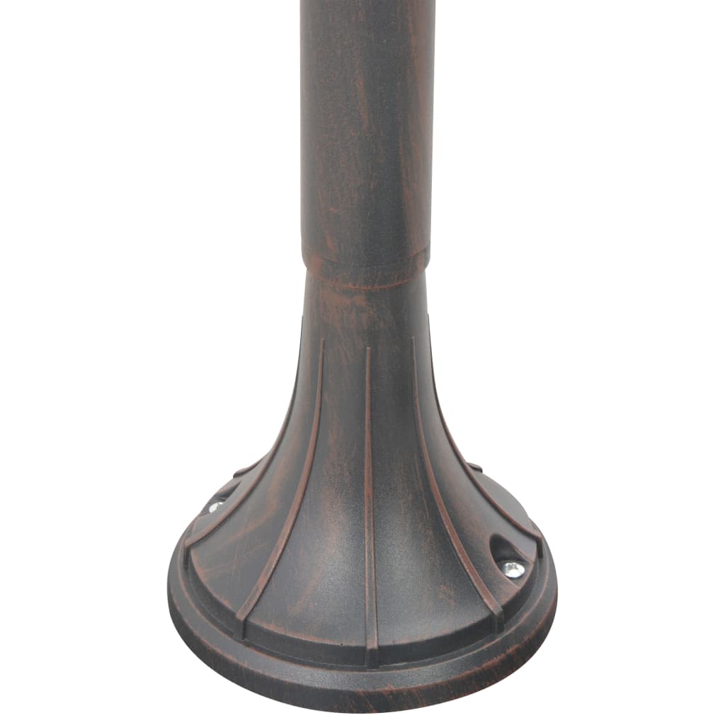 Vrtna stupna svjetiljka od aluminija E27 120 cm brončana
