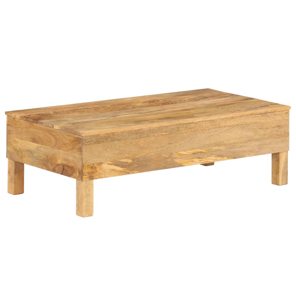 Stolić za kavu od masivnog drva manga 110 x 55 x 35 cm