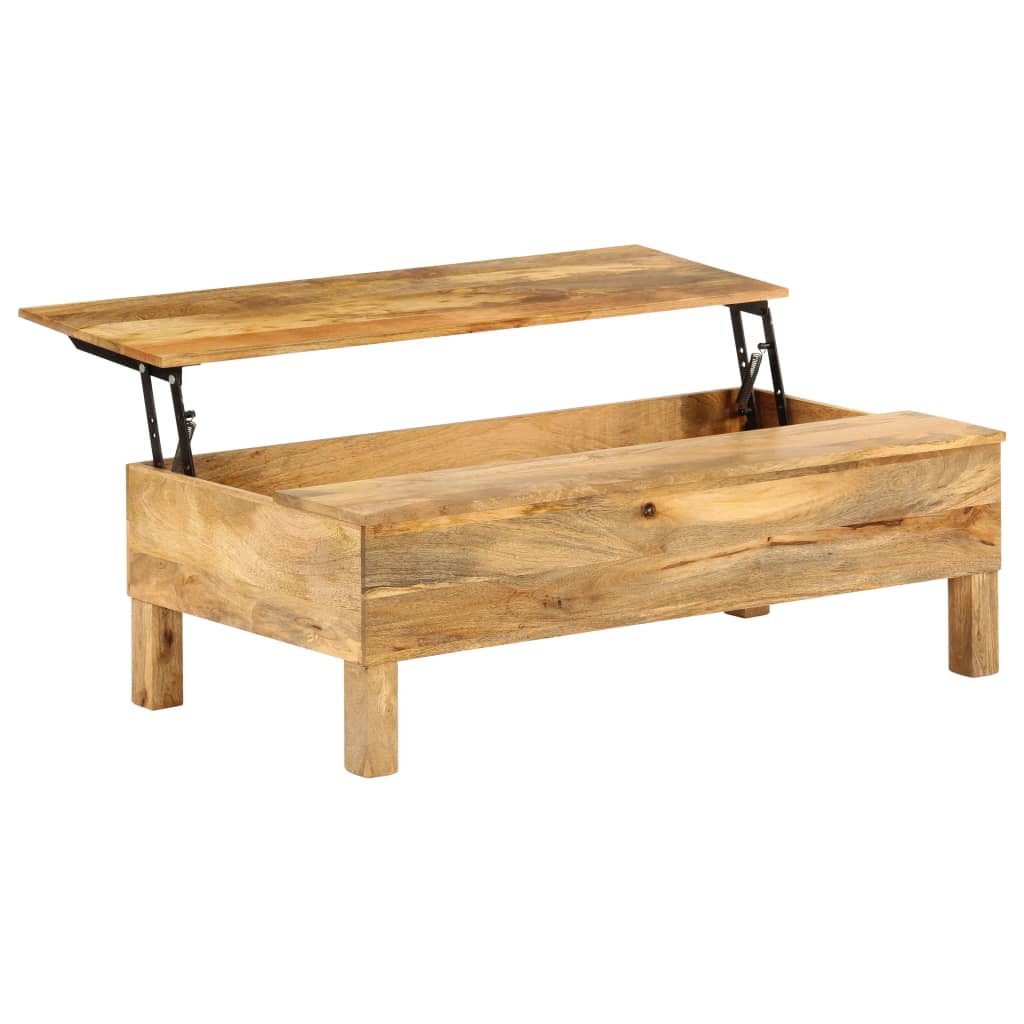 Stolić za kavu od masivnog drva manga 110 x 55 x 35 cm