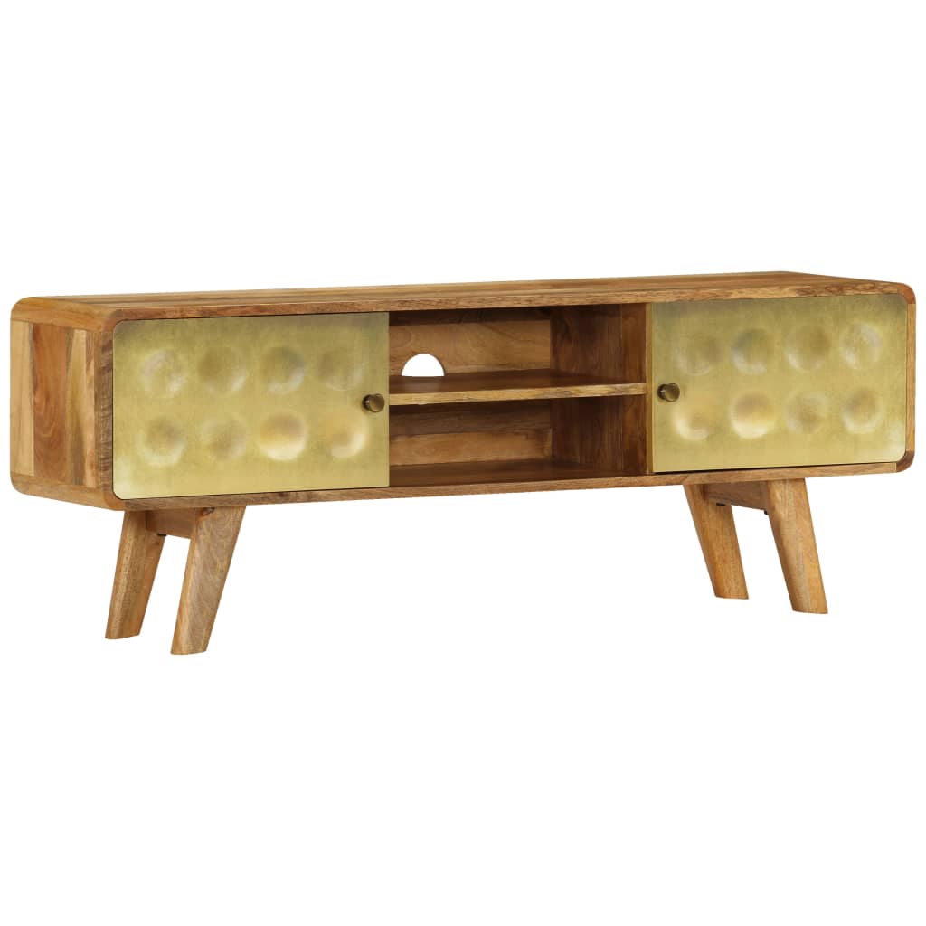 TV ormarić od masivnog drva manga 120 x 30 x 45 cm