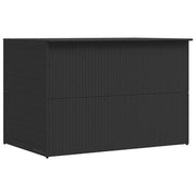 Vrtna kutija za pohranu crna 150 x 100 x 100 cm od poliratana