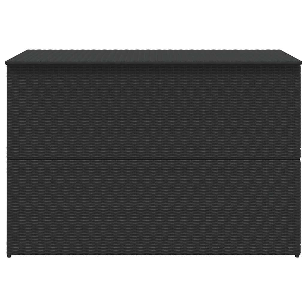 Vrtna kutija za pohranu crna 150 x 100 x 100 cm od poliratana