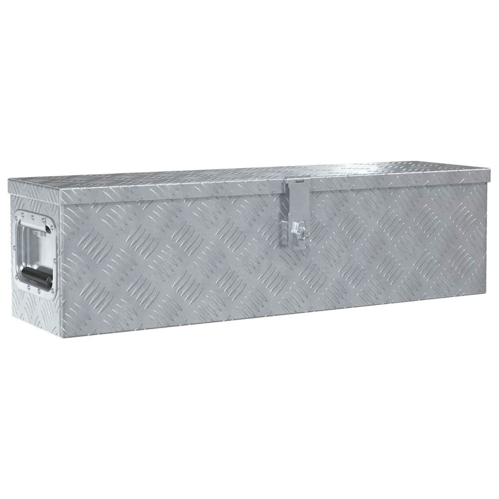 Aluminijska kutija 80,5 x 22 x 22 cm srebrna