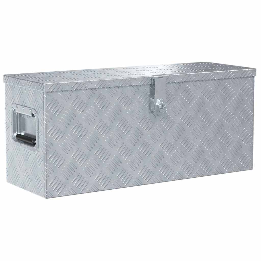 Aluminijska kutija 76,5 x 26,5 x 33 cm srebrna