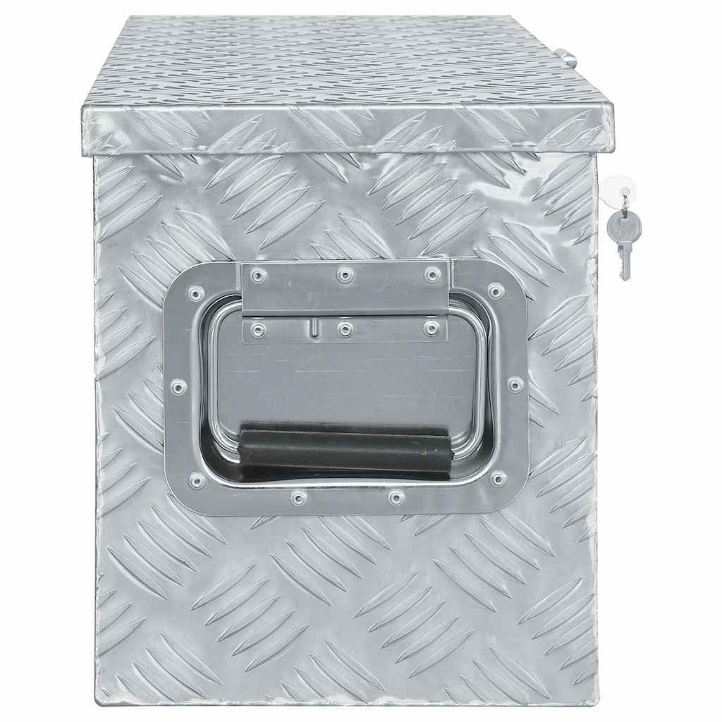 Aluminijska kutija 76,5 x 26,5 x 33 cm srebrna