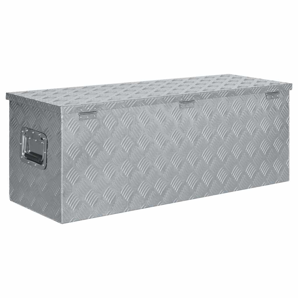 Aluminijska kutija 110,5 x 38,5 x 40 cm srebrna
