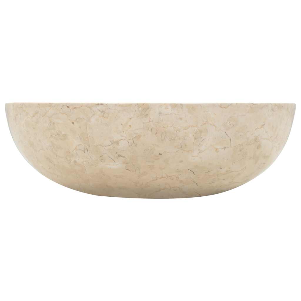 Umivaonik 40 x 12 cm mramorni krem