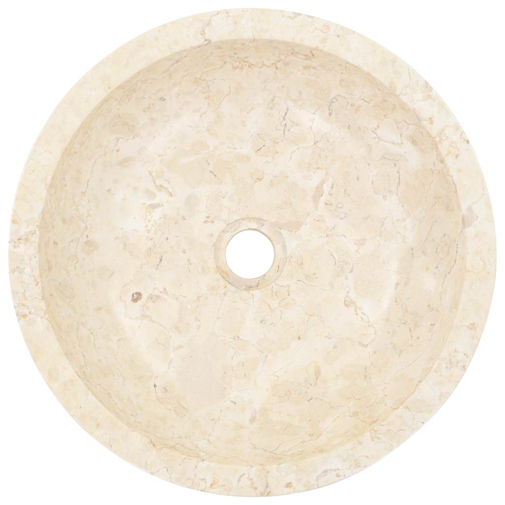 Umivaonik 40 x 12 cm mramorni krem