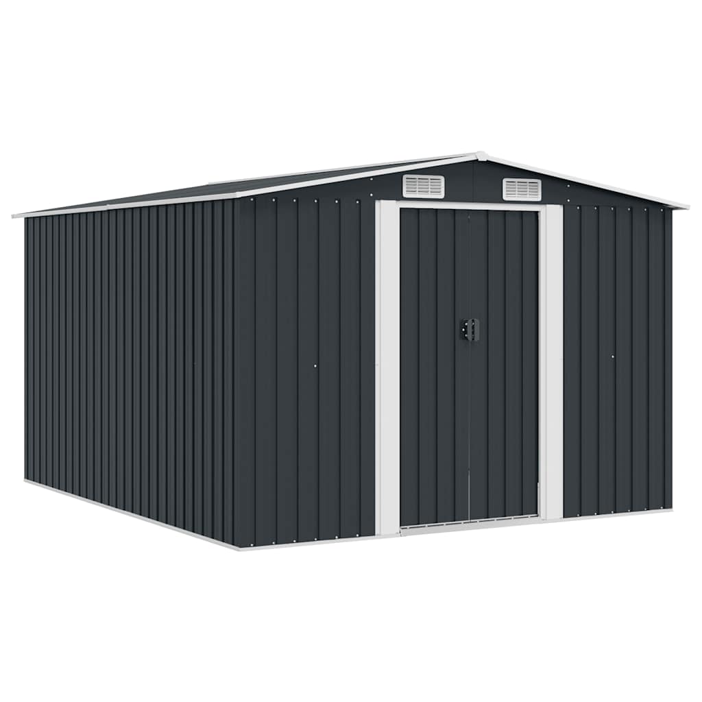 Vrtno spremište 257 x 298 x 178 cm metalno antracit