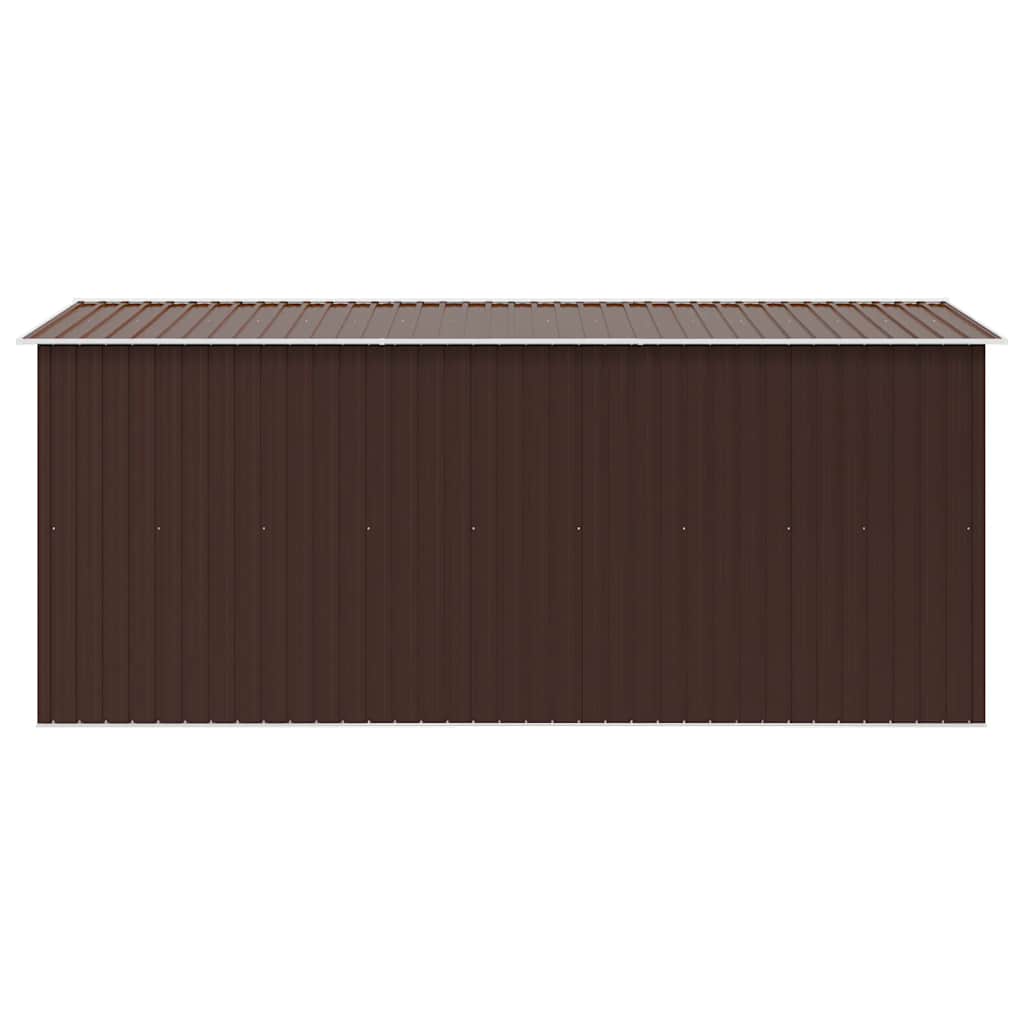 Vrtno spremište 257 x 392 x 181 cm metalno smeđe