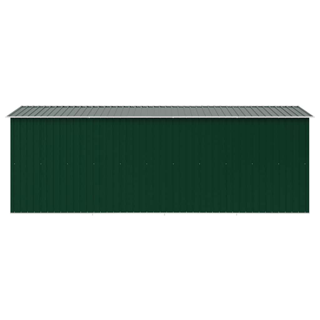 Vrtno spremište 257 x 489 x 181 cm metalno zeleno