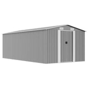 Vrtno spremište 257 x 489 x 181 cm metalno sivo