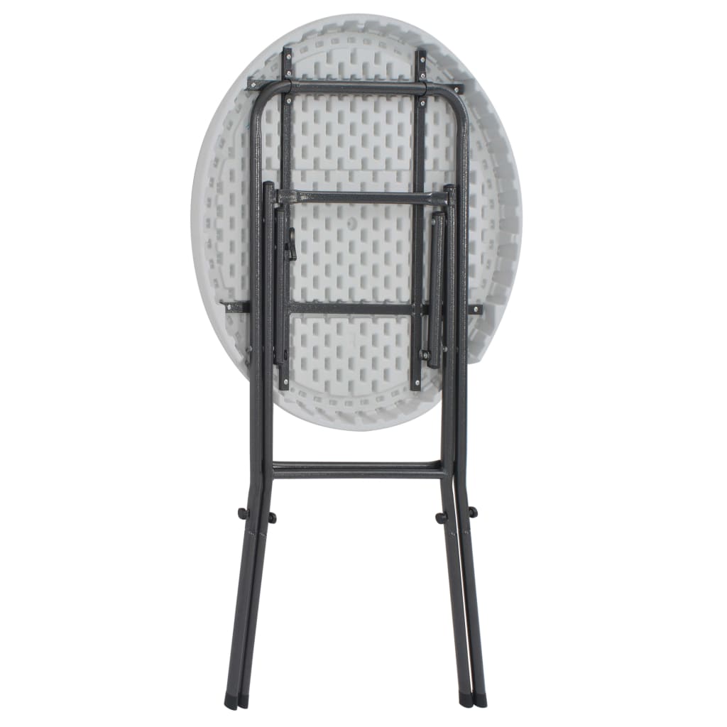 Sklopivi barski stol bijeli 80 x 110 cm HDPE