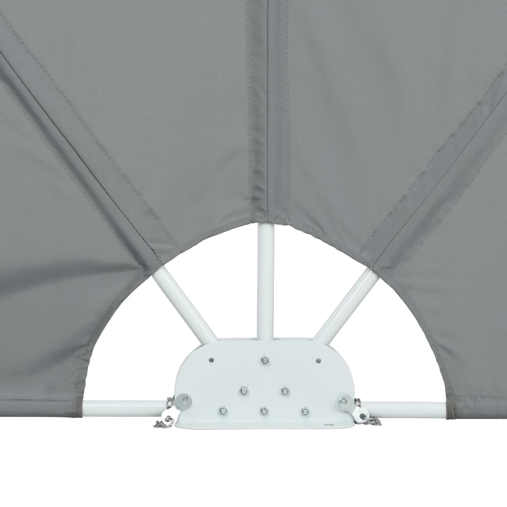 Sklopiva bočna tenda siva 240 x 160 cm