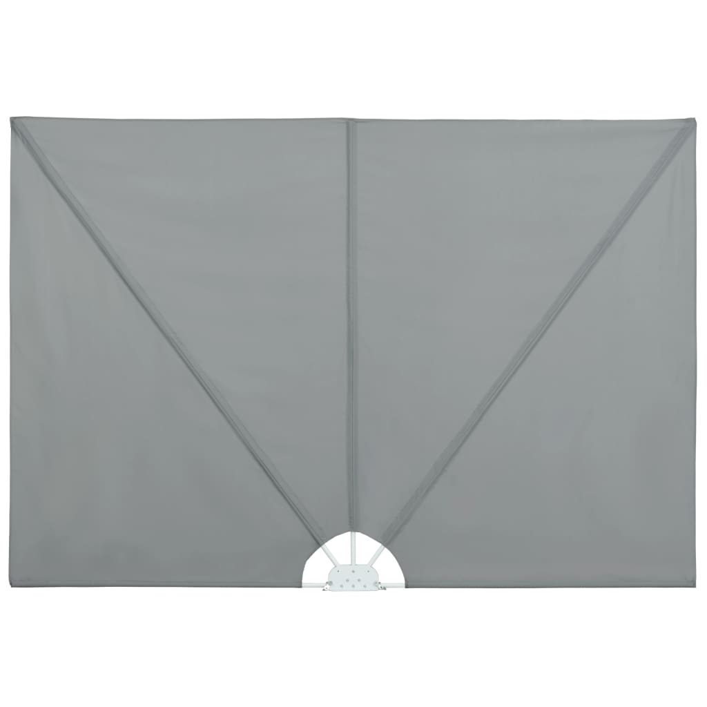 Sklopiva bočna tenda siva 300 x 150 cm