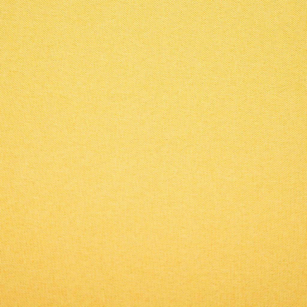 Trosjed presvučen tkaninom 172 x 70 x 82 cm žuti
