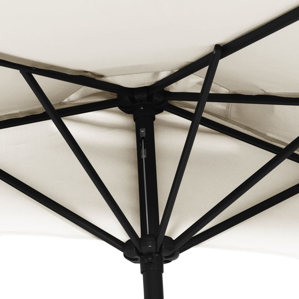 Balkonski suncobran s aluminijskom šipkom 270x144 cm