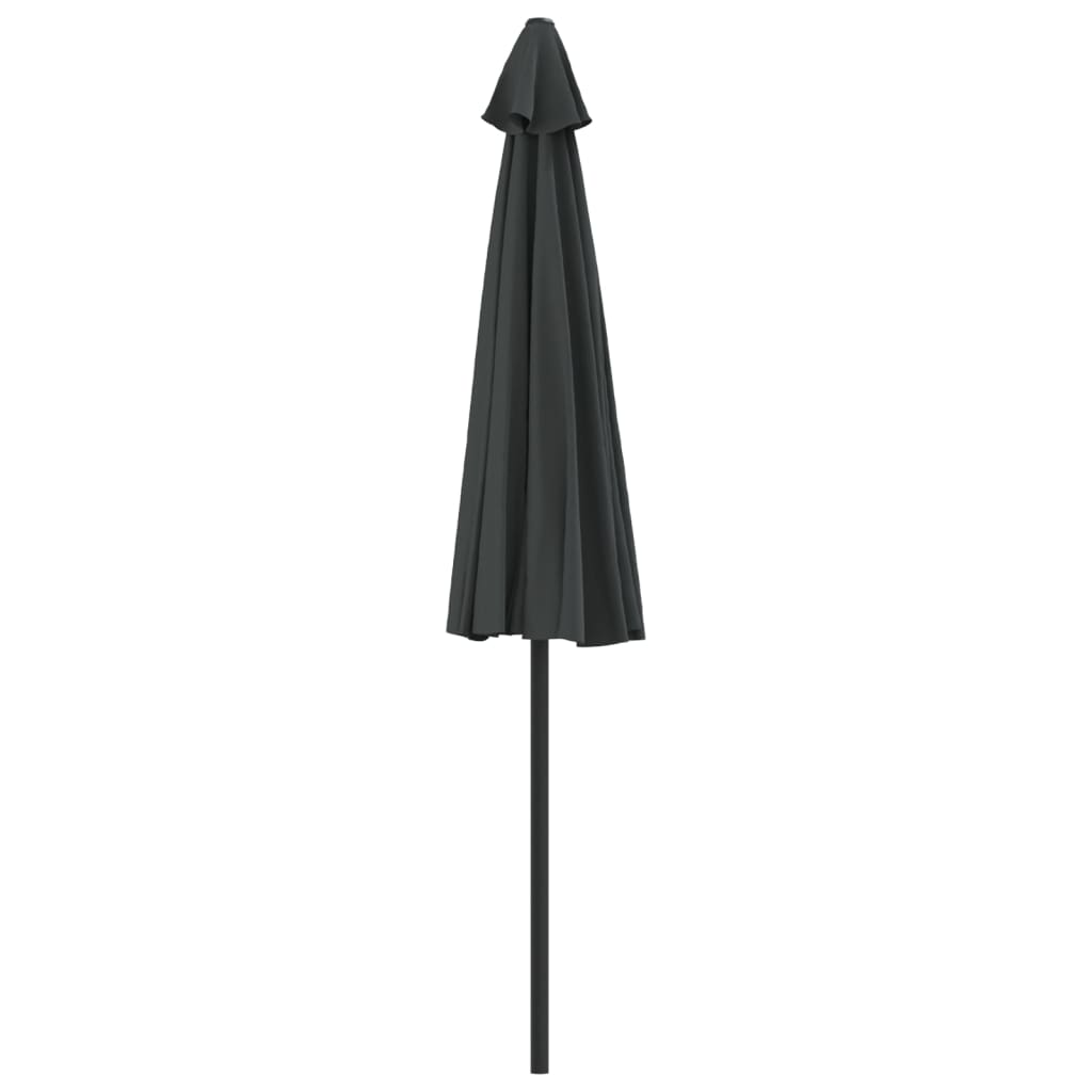 Balkonski suncobran s aluminijskom šipkom 270 x 144 cm antracit