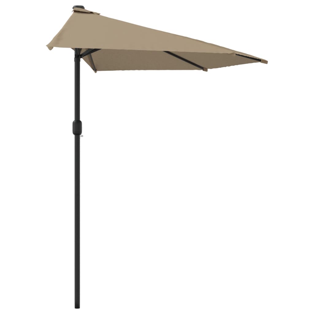 Balkonski suncobran s aluminijskom šipkom 300 x 155 cm bež