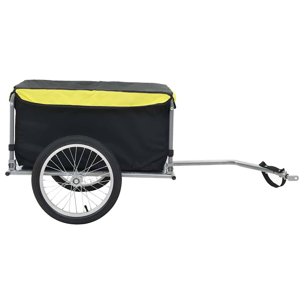 Prikolica za bicikl crno-žuta 65 kg