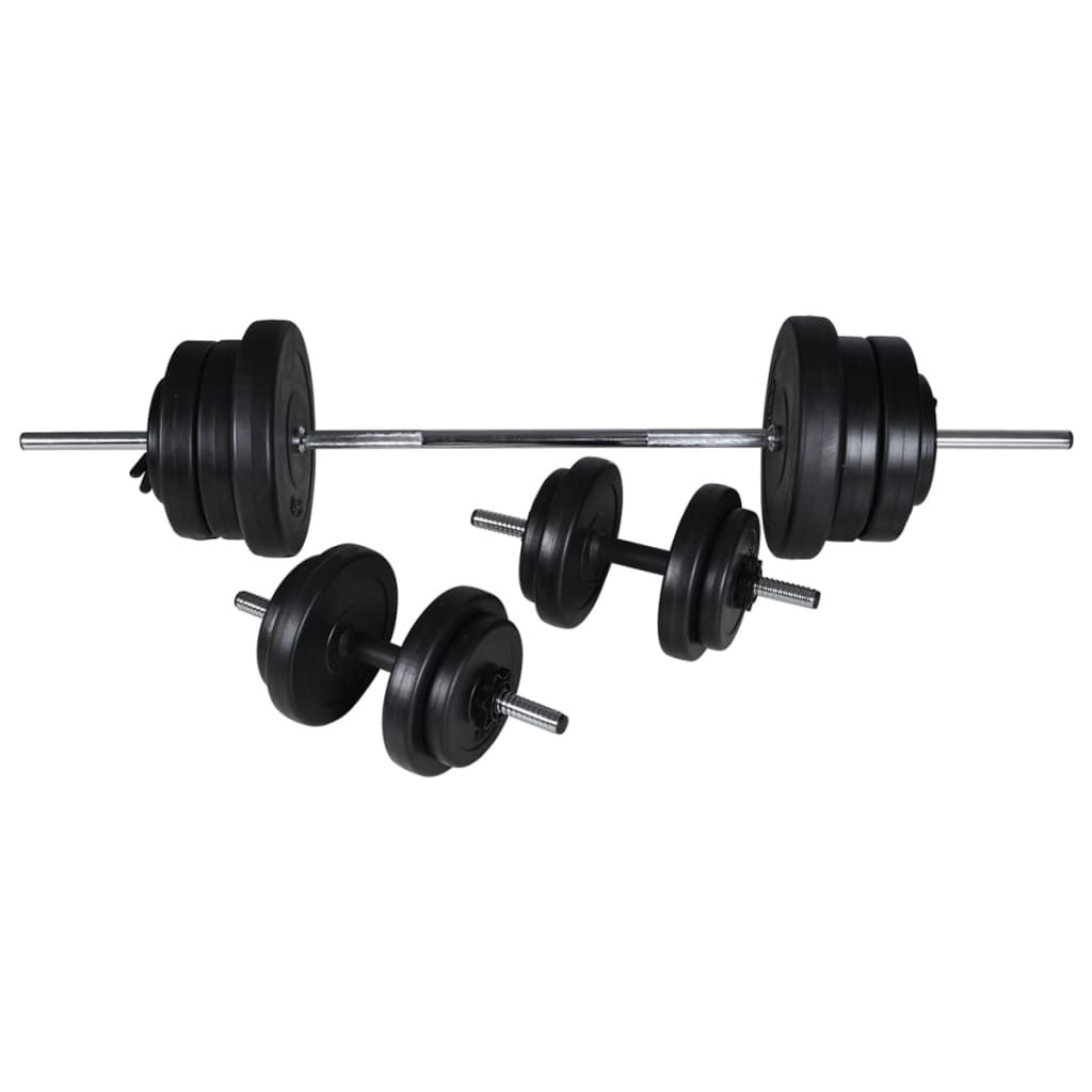 Klupa za vježbanje sa setom utega 60,5 kg