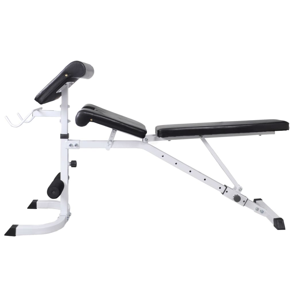 Klupa za vježbanje sa stalkom za utege i setom utega 60,5 kg