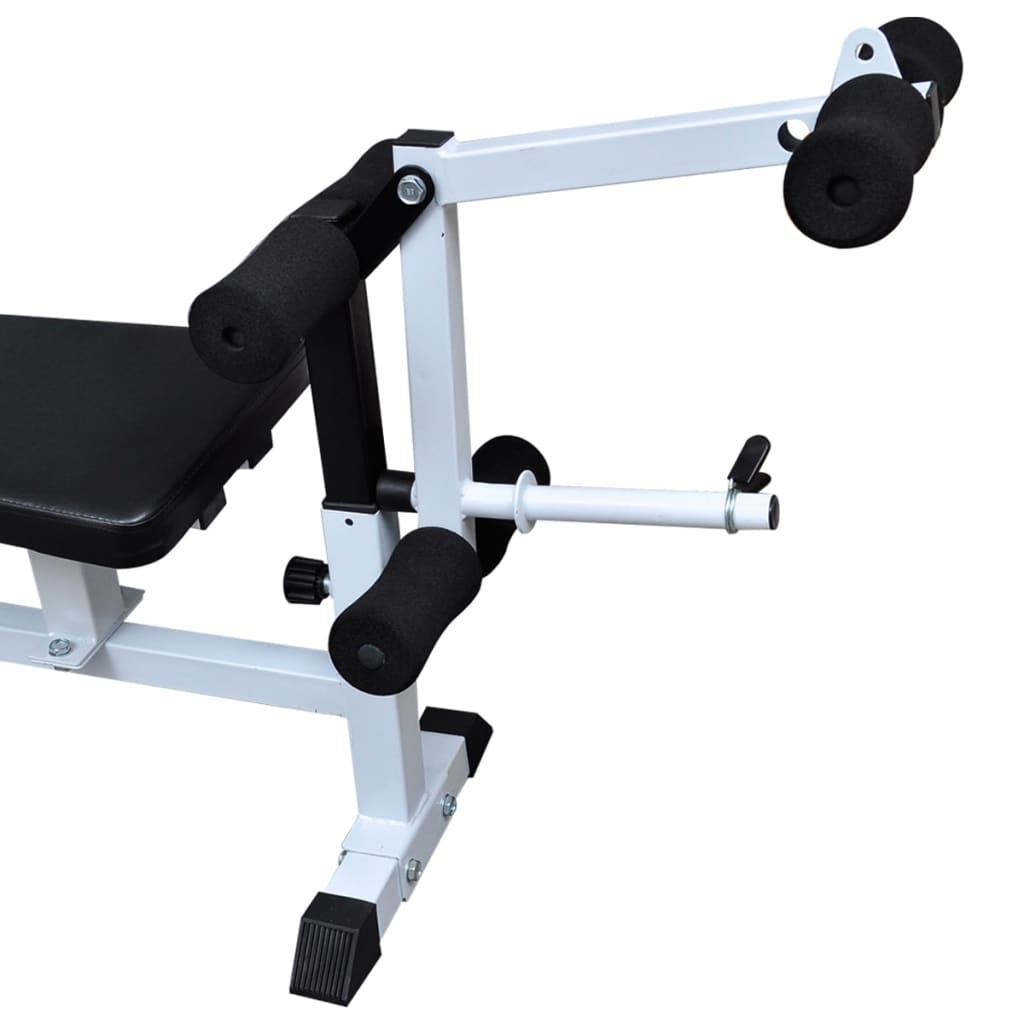 Klupa za dizanje utega sa stalkom i setom utega 120 kg