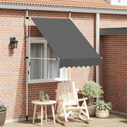Tenda na ručno uvlačenje 150 cm antracit