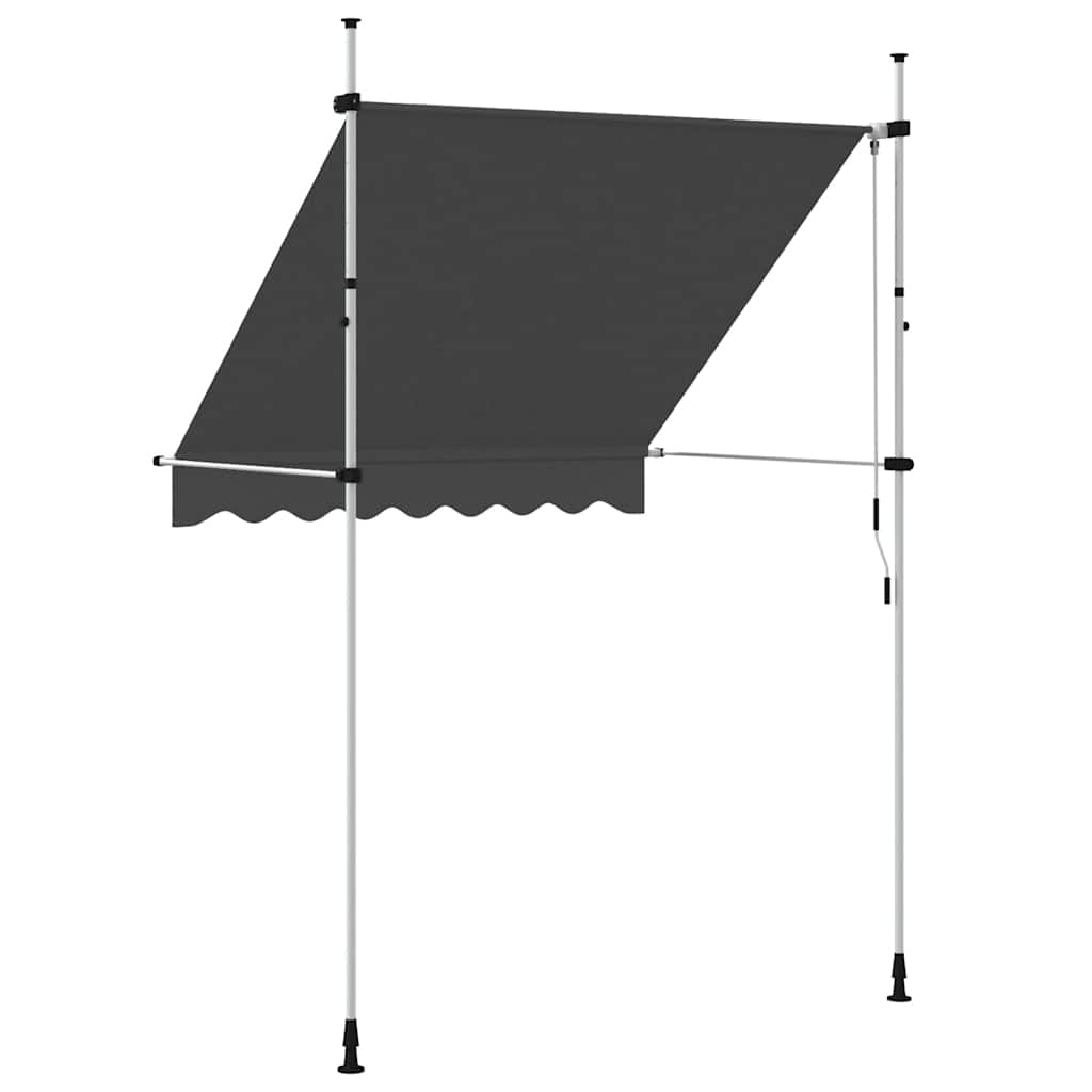 Tenda na ručno uvlačenje 200 cm antracit