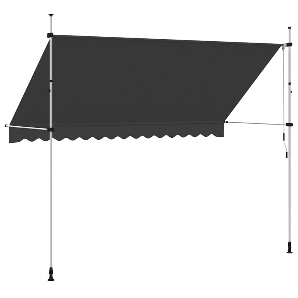 Tenda na ručno uvlačenje 350 cm antracit