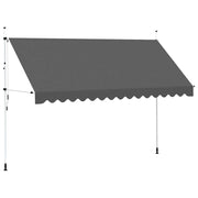 Tenda na ručno uvlačenje 400 cm antracit